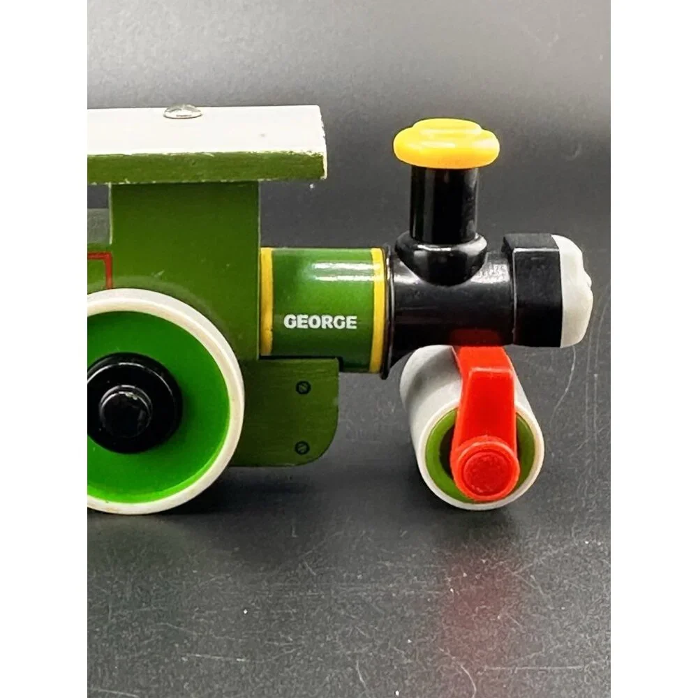 Thomas &‎ Friends Wooden Railway George Vintage 2003 Train Tractor Green Loose